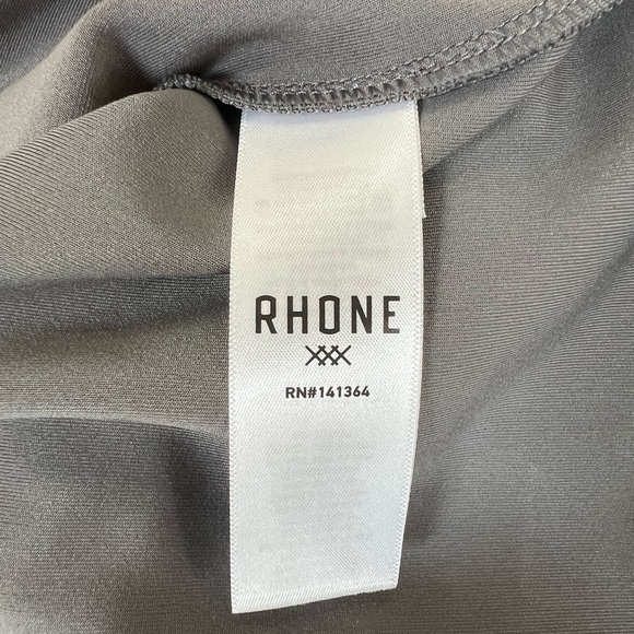 Rhone Warm Up Tech Full Zip Hoodie in Smoked Pearl Gray, size XL - Picture 11 of 13
